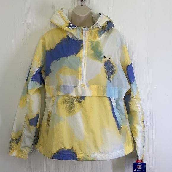 Champion - NWT Pastel Stadium Lightweight Anorak Windbreaker Size Medium - Picture 3 of 13